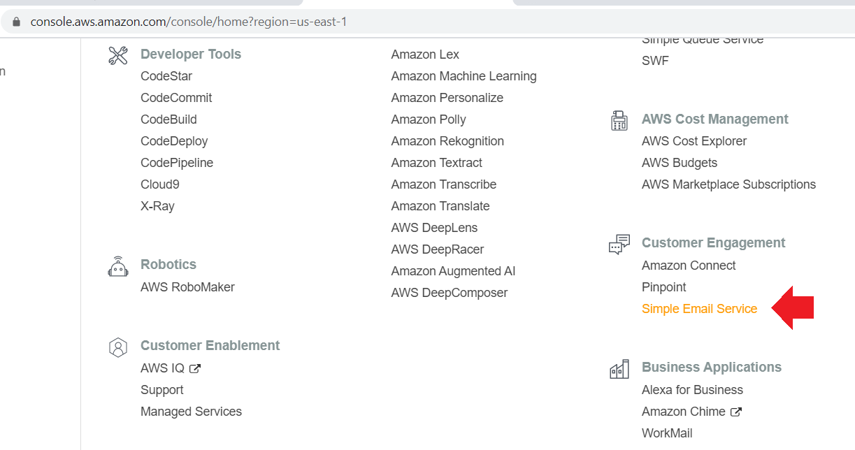 How to Set Up AWS Simple Email Service